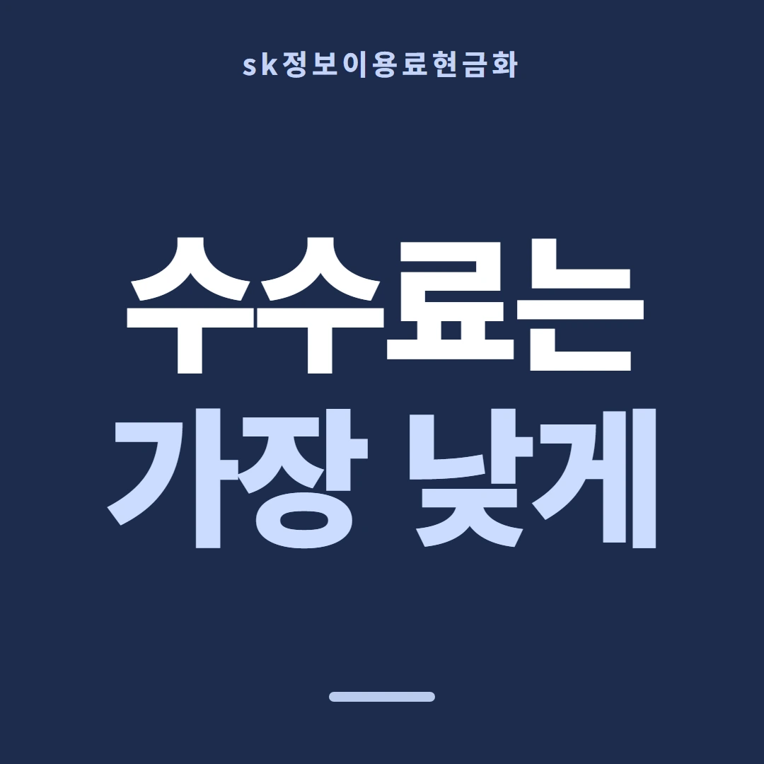 품티켓 SK 정보이용료 정보이용료 갈래 안내 이미지